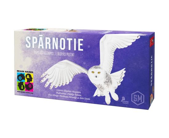 Brain Games Настольная игра Spārnotie. Paplašinājums Eiropas putni LV