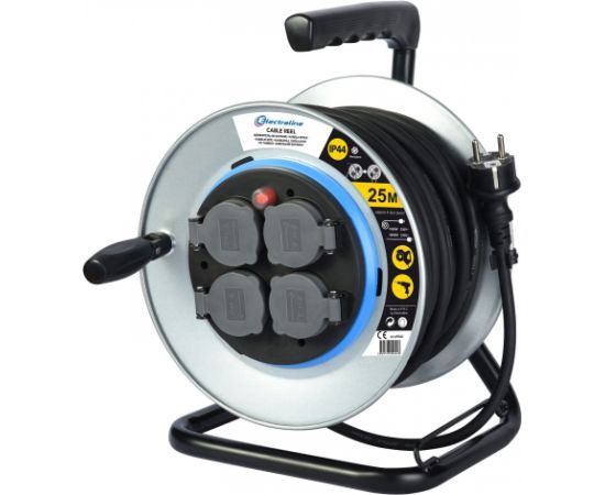 Electraline 49042 Spole Pagarinātājs 25M Strāvas pagarinātāji