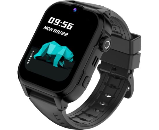 Garett Смарт-часы Kids Hero Pro 4G Face Unlock / GPS / GEO location / WhatsApp / Rotary button / "Kids Size" strap Черные