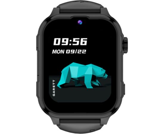 Garett Смарт-часы Kids Hero Pro 4G Face Unlock / GPS / GEO location / WhatsApp / Rotary button / "Kids Size" strap Черные