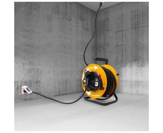 Electraline 49211 Spole Pagarinātājs 25m Strāvas pagarinātāji