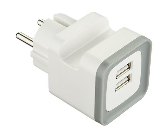 Electraline 570071 Tīkla lādētājs 2xUSB / 2.4A