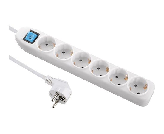 Electraline 62186 Pagarinātājs 6 LIGZDAS 3M Strāvas pagarinātāji