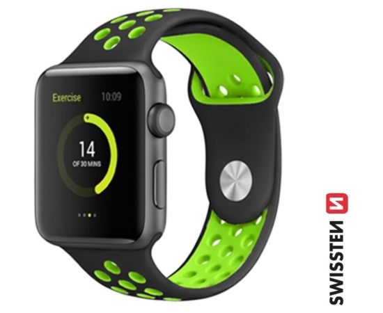 Swissten Sport Силиконовый Pемешок для Apple Watch 38 / 40 mm