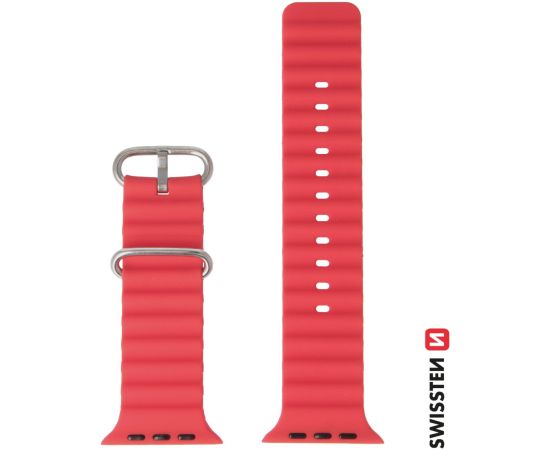 Swissten Marine Силиконовый Pемешок для Apple Watch 42 / 44 / 45 / 49 mm