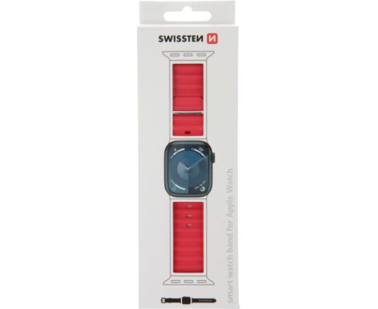 Swissten Marine Силиконовый Pемешок для Apple Watch 42 / 44 / 45 / 49 mm