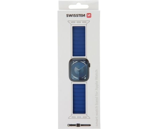 Swissten Silikona Magnētiskā Siksniņa priekš Apple Watch 38 / 40 mm