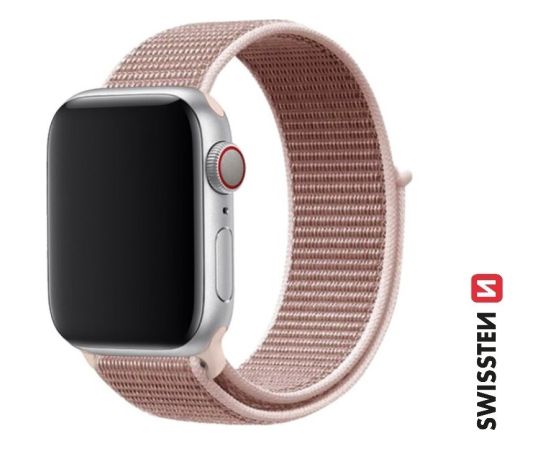 Swissten Нейлоновый Pемешок для Apple Watch 42 / 44 / 45 / 49 mm