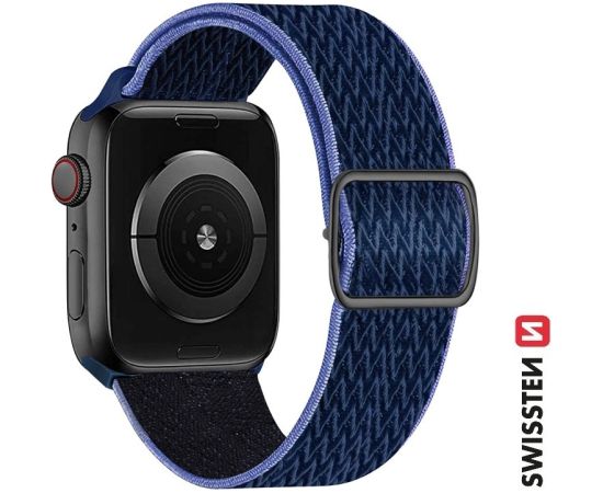 Swissten Нейлоновый Pемешок с пряжкой для Apple Watch 42 / 44 / 45 / 49 mm