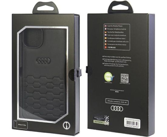 Audi GT Synthetic Leather Back Case Защитный Чехол для Apple iPhone 15 Plus