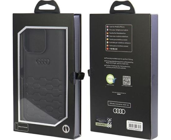 Audi GT Synthetic Leather Back Case Защитный Чехол для Apple iPhone 15 Pro Max