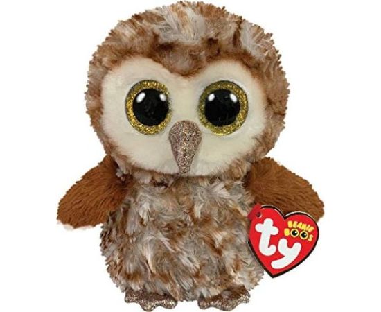 TY TY BOOS PERCY - brązowa sowa 15cm 36326