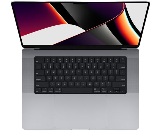 Apple MacBook Pro 2021 Retina 16" - M1 Pro / 32GB / 1TB SSD - Space Gray (Atjaunināts, stāvoklis Ļoti labi)