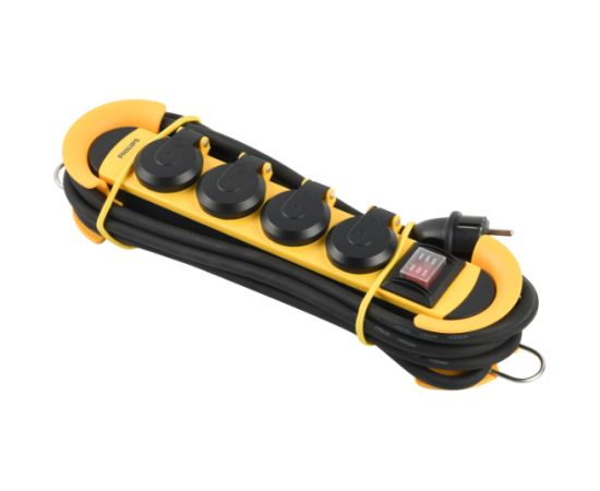 Philips Pagarinājums 4 Kontaktligzdas 16A 3m