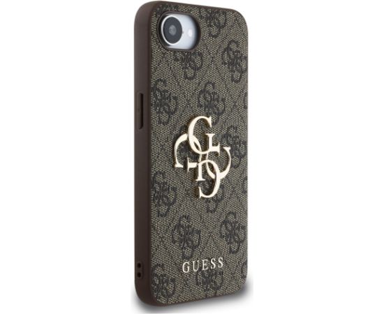 Guess PU 4G Metal Logo Case Aizsargapvalks priekš Apple iPhone 16e
