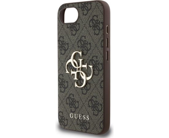 Guess PU 4G Metal Logo Case Aizsargapvalks priekš Apple iPhone 16e
