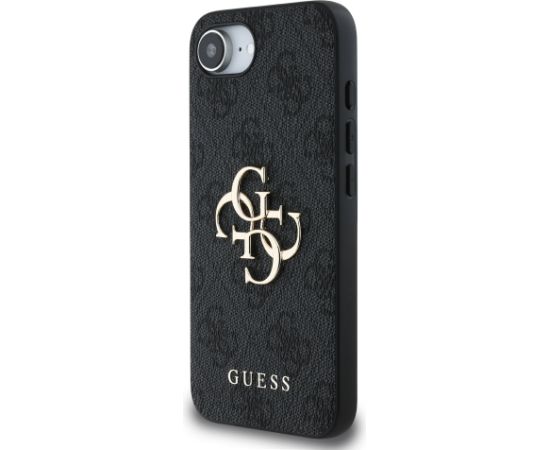 Guess PU 4G Metal Logo Case Aizsargapvalks priekš Apple iPhone 16e