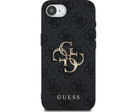 Guess PU 4G Metal Logo Case Aizsargapvalks priekš Apple iPhone 16e