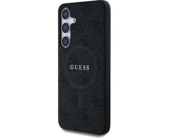 Guess PU Leather 4G Colored Ring MagSafe Чехол для Samsung Galaxy S25 Plus