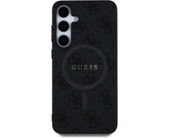 Guess PU Leather 4G Colored Ring MagSafe Чехол для Samsung Galaxy S25 Plus