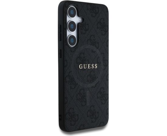 Guess PU Leather 4G Colored Ring MagSafe Чехол для Samsung Galaxy S25 Plus