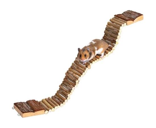 Aksesuārs grauzēju būrim : Trixie Natural Living ladder, 7×55 cm.