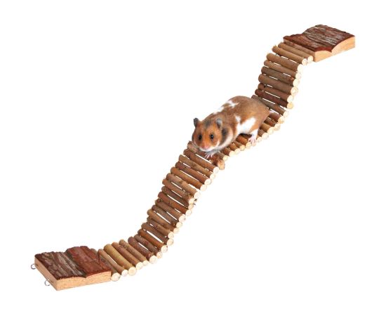 Aksesuārs grauzēju būrim : Trixie Natural Living ladder, 7×55 cm.
