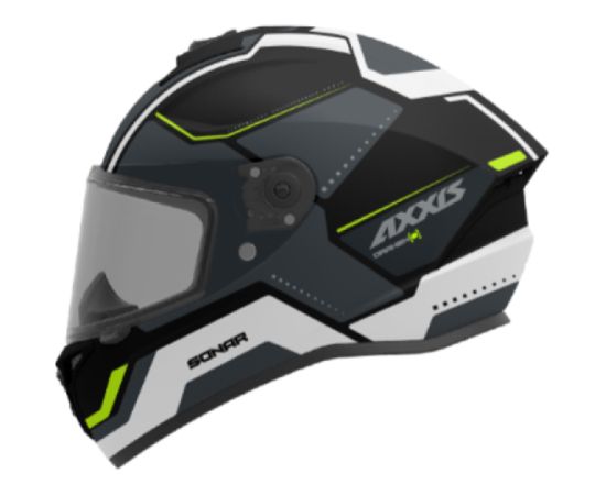 Axxis Helmets, S.a Draken SONAR (XL) B13 FluorYellowMat ķivere