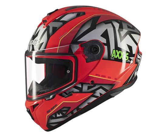 Axxis Helmets, S.a Draken JOLLY (M) C5 Red ķivere