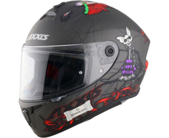Axxis Helmets, S.a Draken HORRORLAND (M) A2 TitanMat ķivere