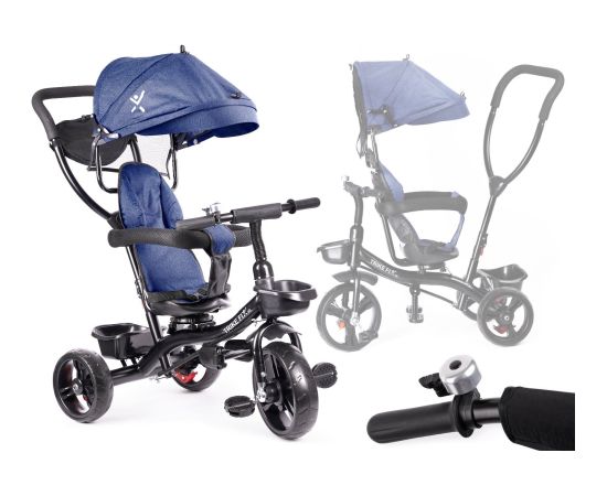 Trike Fix Lite 2in1 Коляскa и трехколесные велосипед Cиний