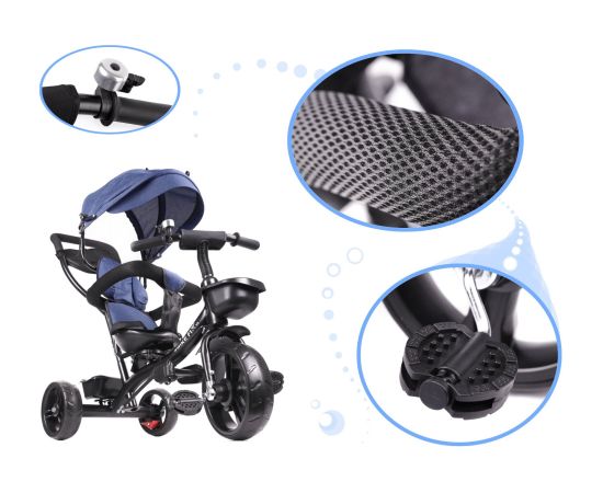 Trike Fix Lite 2in1 Коляскa и трехколесные велосипед Cиний