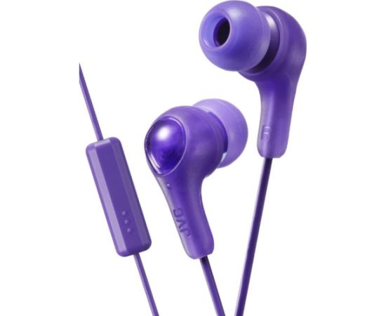 JVC HA-FX7M-V-E Gumy Plus Austiņas ar Mikrofonu un vadības pulti
