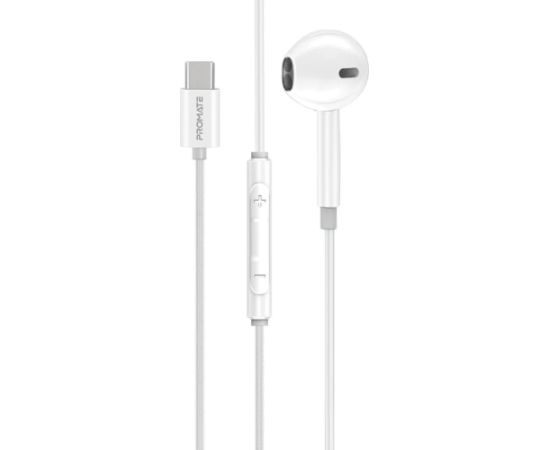 Promate MonoPod Dynamic Mono In-Ear Проводные наушники USB-C / 1.2m