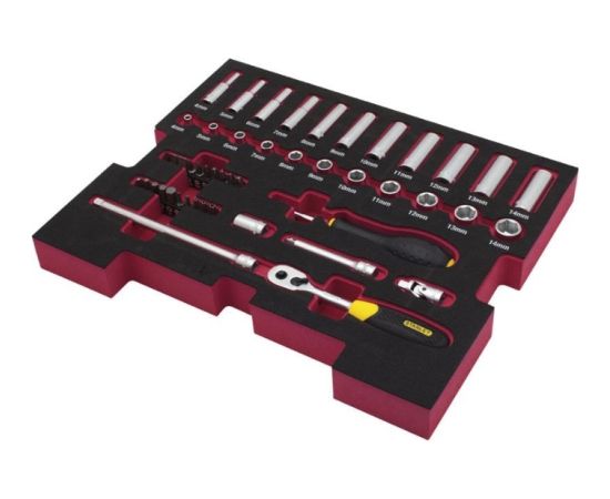 Instrumentu komplekts Stanley FMHT0-74295; 1/4''; 48 gab.