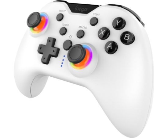 iPega PG-9111B Bluetooth RGB Universāls Bezvadu Spēļu Kontrolieris priekš Android / iO / PS3 / PS4 / PC / N-Switch ar Turētāju Viedtālrunim