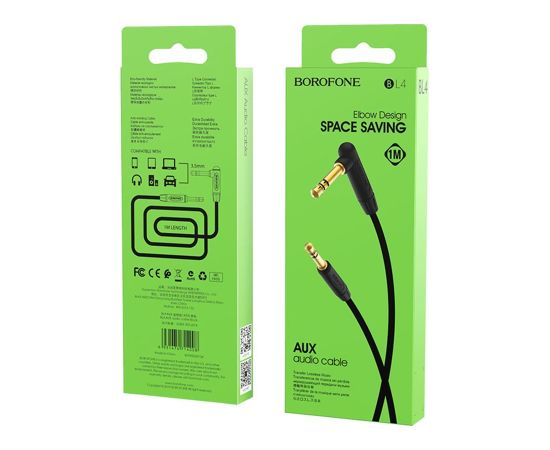 Borofone BL4 AUX Kabelis 3.5mm -> 3.5mm 1m