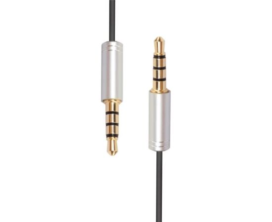 RoGer AU4P1 AUX Audio kabelis / Stereo + Mikrofons (4pin)