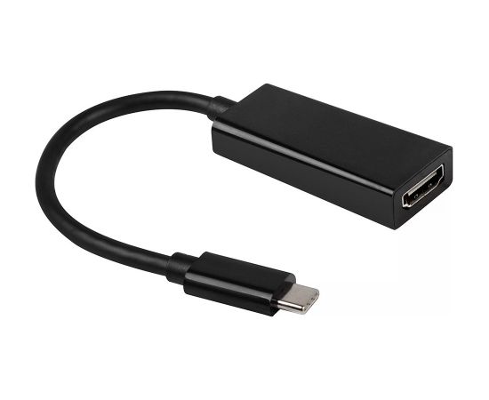 Roger Multimedia Adapter Type-C to HDMI (4K @ 30Hz, 1080P @ 60Hz) Melns