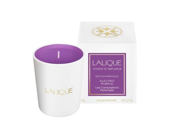 Lalique Scented Candle 190 gr Electric Purple