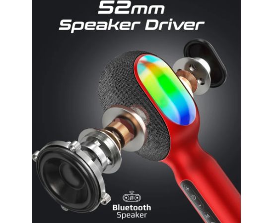 Promate VocalMic 5-in-1 RGB Беспроводной караоке-микрофон и динамик