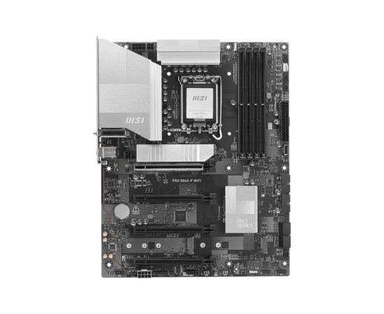 Mainboard MSI Intel B860 Express LGA1851 ATX Memory DDR5 Memory slots 4 2xPCI-Express 4.0 1x 1xPCI-Express 4.0 4x	 1xPCI-Express 5.0 16x 3xM.2 1xHDMI 1xDisplayPort 8xUSB 2.0 2xUSB 3.2 1xUSB-C 1xRJ45 3xAudio port 1xThunderbolt PROB860-PWIFI