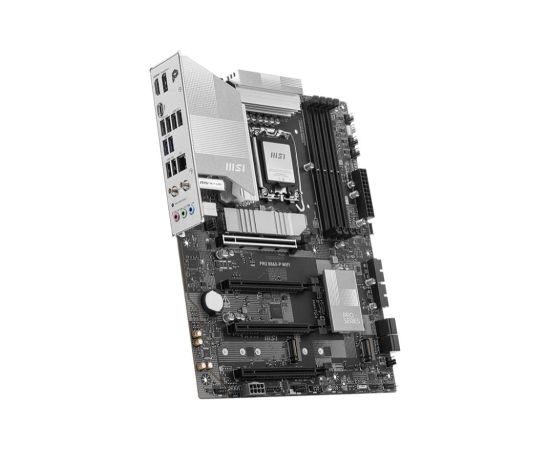 Mainboard MSI Intel B860 Express LGA1851 ATX Memory DDR5 Memory slots 4 2xPCI-Express 4.0 1x 1xPCI-Express 4.0 4x	 1xPCI-Express 5.0 16x 3xM.2 1xHDMI 1xDisplayPort 8xUSB 2.0 2xUSB 3.2 1xUSB-C 1xRJ45 3xAudio port 1xThunderbolt PROB860-PWIFI