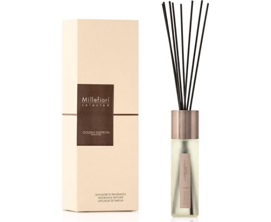 Millefiori Milano Selected Stick Diffuser Refill 100 ml Golden Saffron