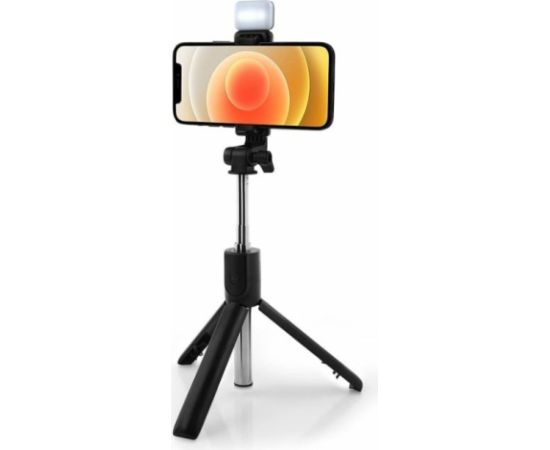 RoGer R1S 2in1 Selfie Stick + штатив телескопическая подставка с Bluetooth пульт дистанционного управления + Вспышка