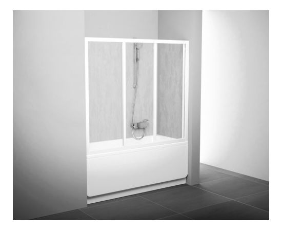 Ravak AVDP3-170 white+glass Grape Bath door