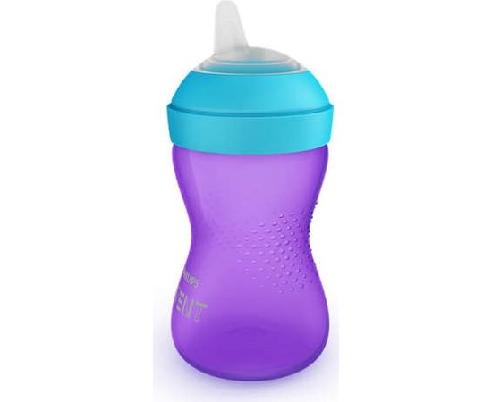 Philips Avent My Grippy mācību krūzīte ar mīkstu snīpi 300ml, 9M+, lillā - SCF802/02