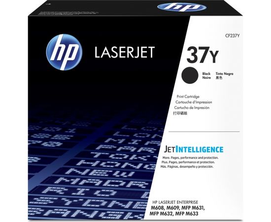 HP 37Y LaserJet Toner Cartridge Black HY