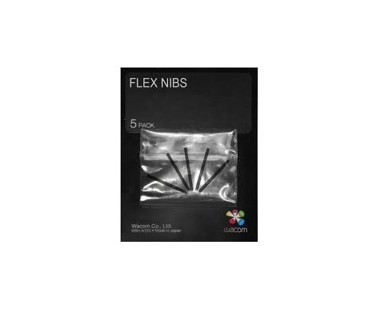 Wacom наконечники Flex Nibs, black 5 шт