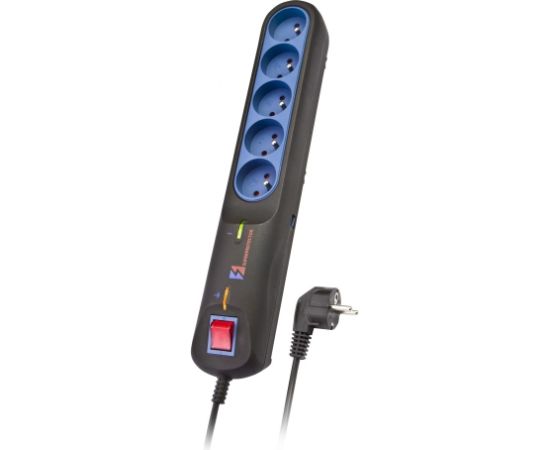 LESTAR 1966002822 Black, Grey 5 AC outlet(s) 2.5 m